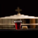 Communion wine and bread